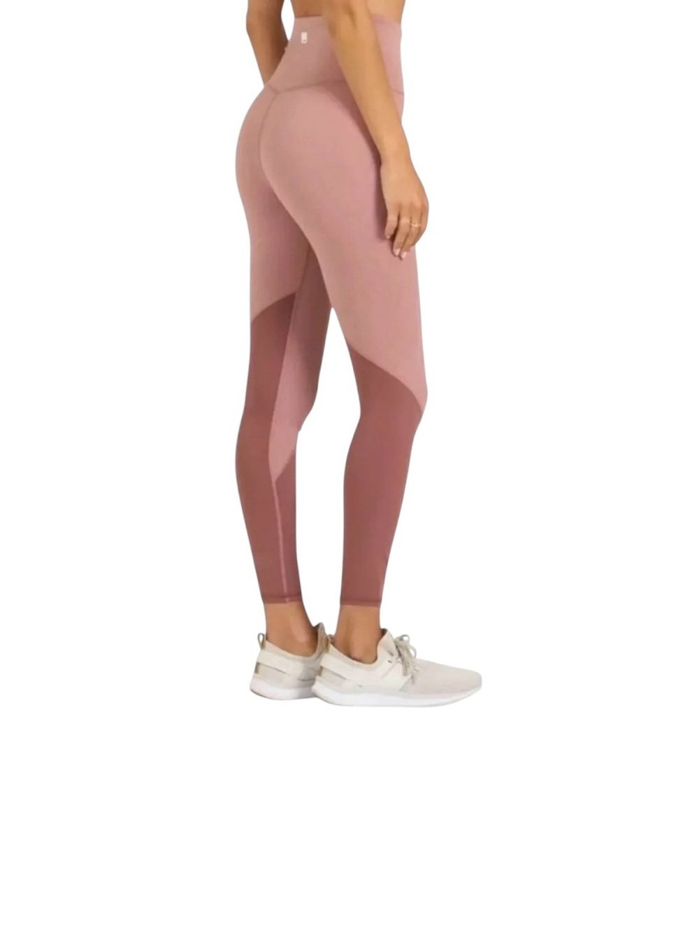 Vuori Colorblock Studio Legging Women's Small Light Terra Cotta NWT - Picture 3 of 7